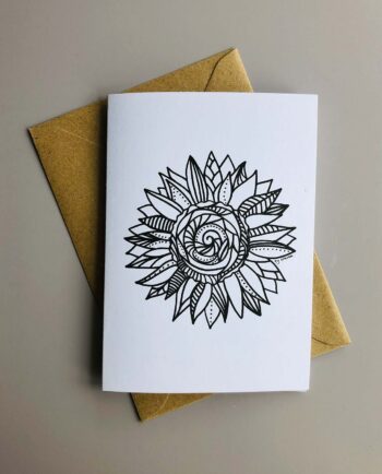 Sunflower card
